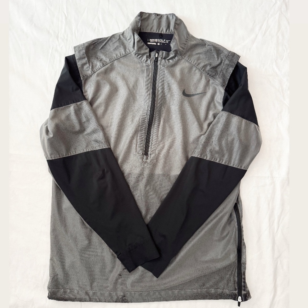 Men’s Nike Golf Gray Windbreaker Golf Jacket